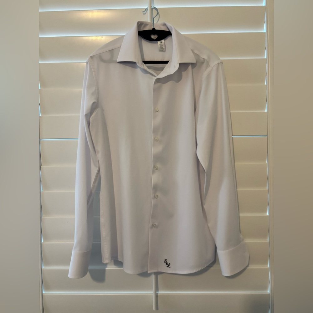 State & Liberty Men's White Dress Shirt